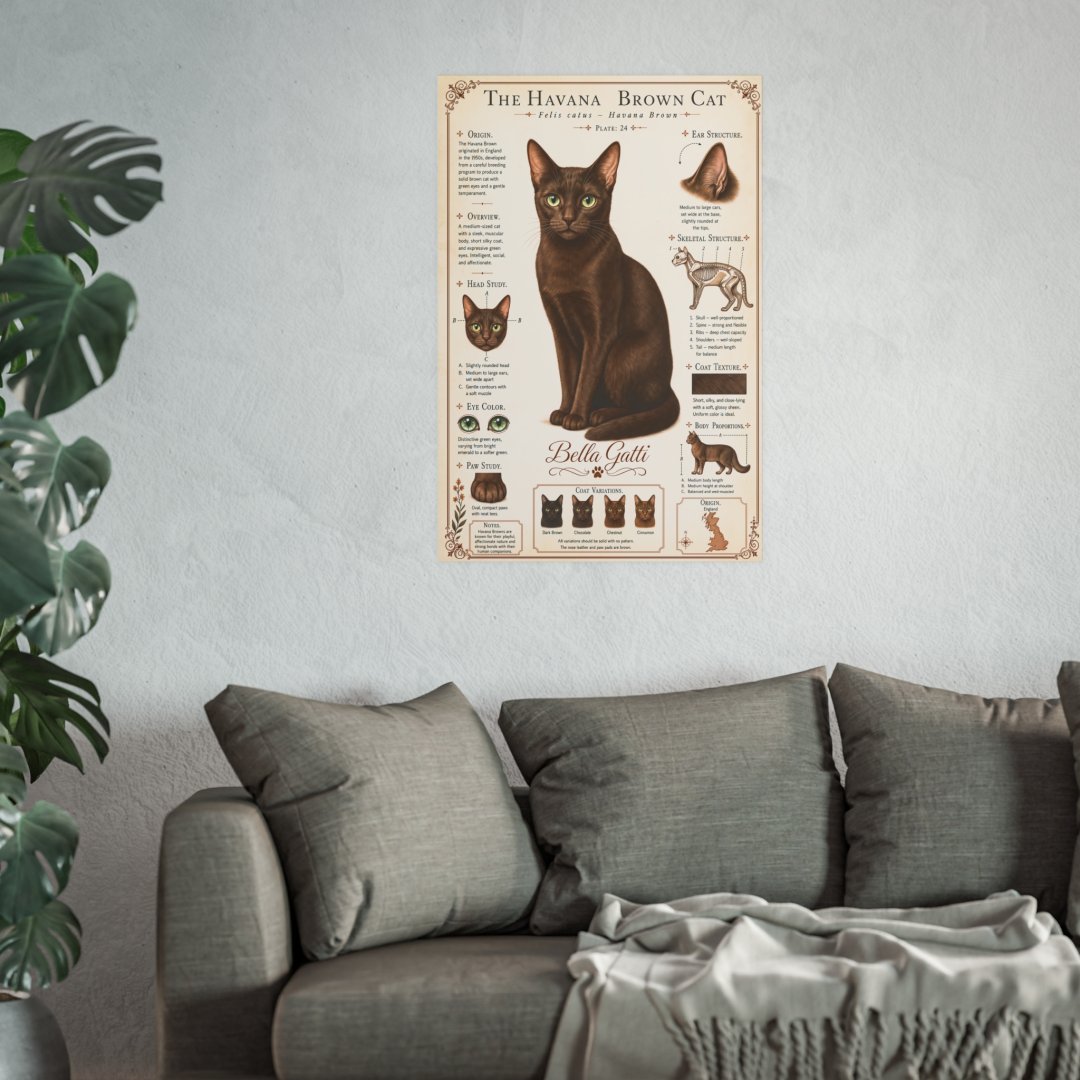 11183557909625656947_2048.jpeg Havana Brown Cat Breed Poster - Image 5