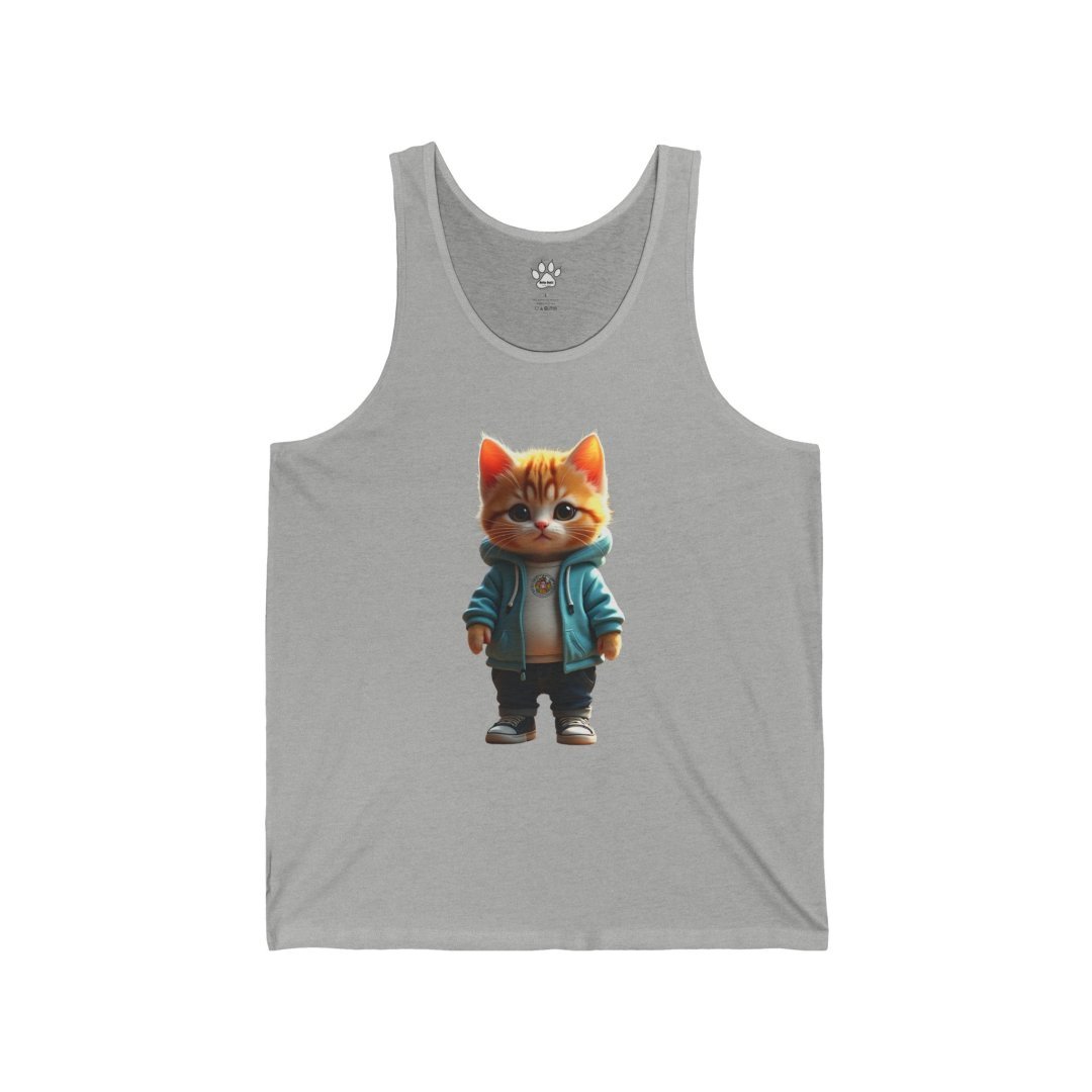 Cool Kitten Graphic Unisex Tank Top