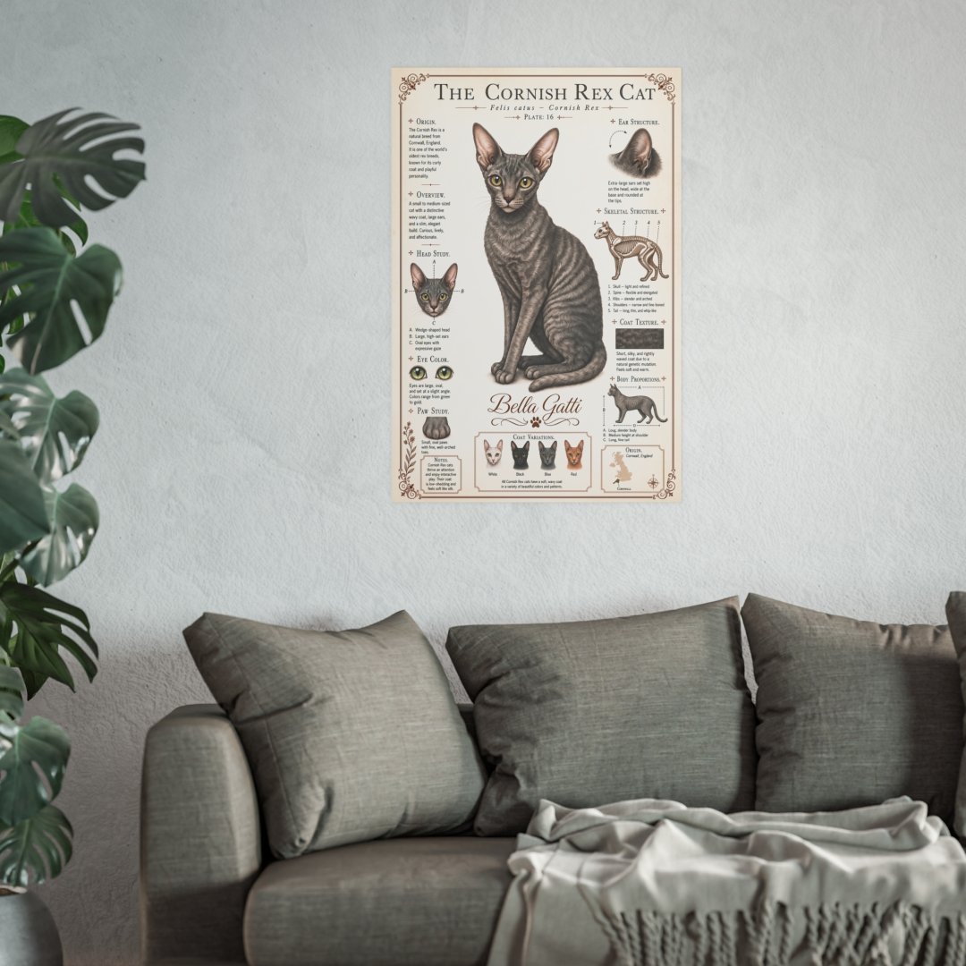 13581456567695356921_2048.jpeg Cornish Rex Cat Breed Poster - Image 5