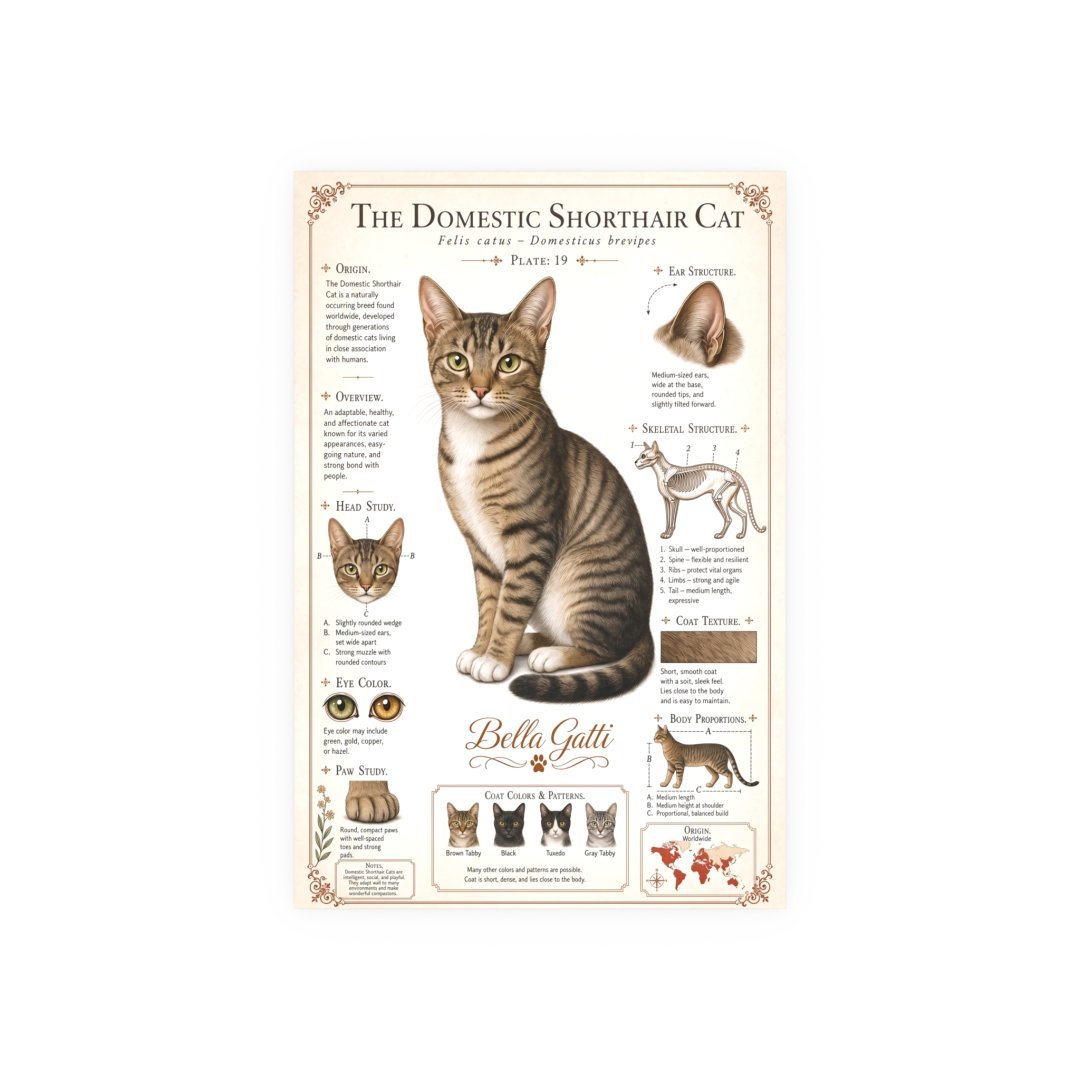 15018221085087308859_2048.jpeg Illustration of a Domestic Shorthair Cat with detailed features.