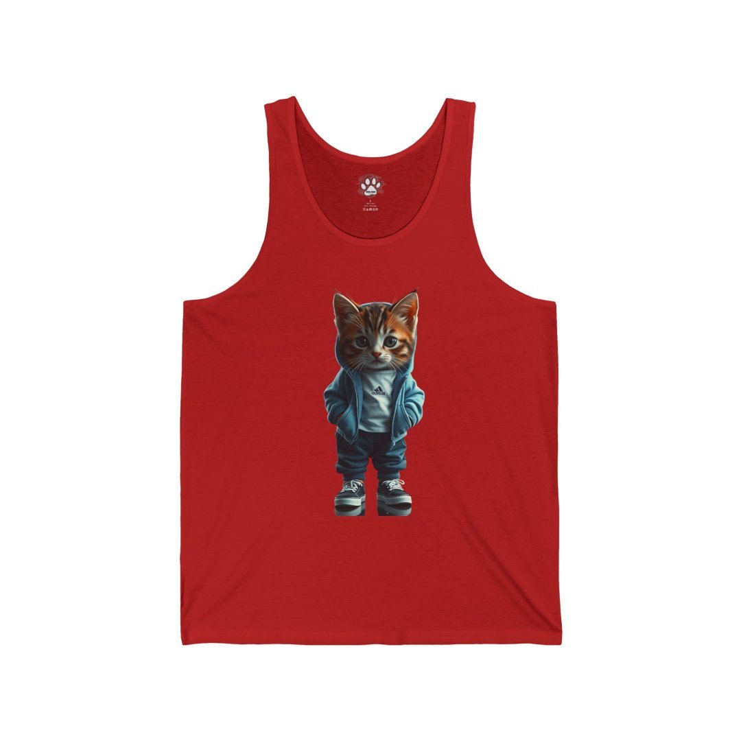 Cool Streetwear Kitten Tank Top
