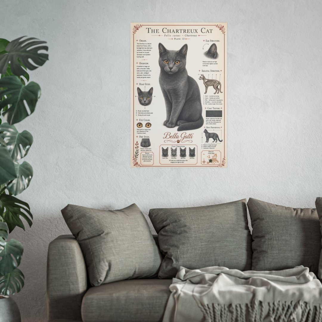 2874990501682287173_2048.jpeg Chartreux Cat Breed Poster - Image 5