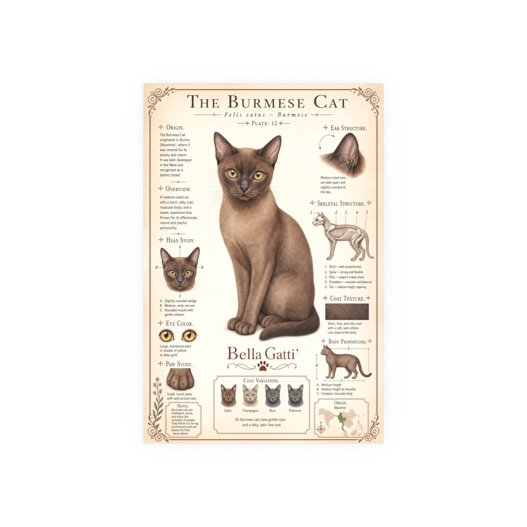 3959922211958247572_2048.jpeg Illustrated guide to the Burmese cat with detailed features.