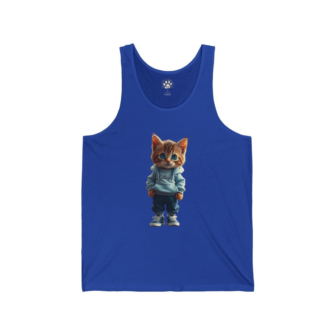 Cool Streetwear Kitten Tank Top