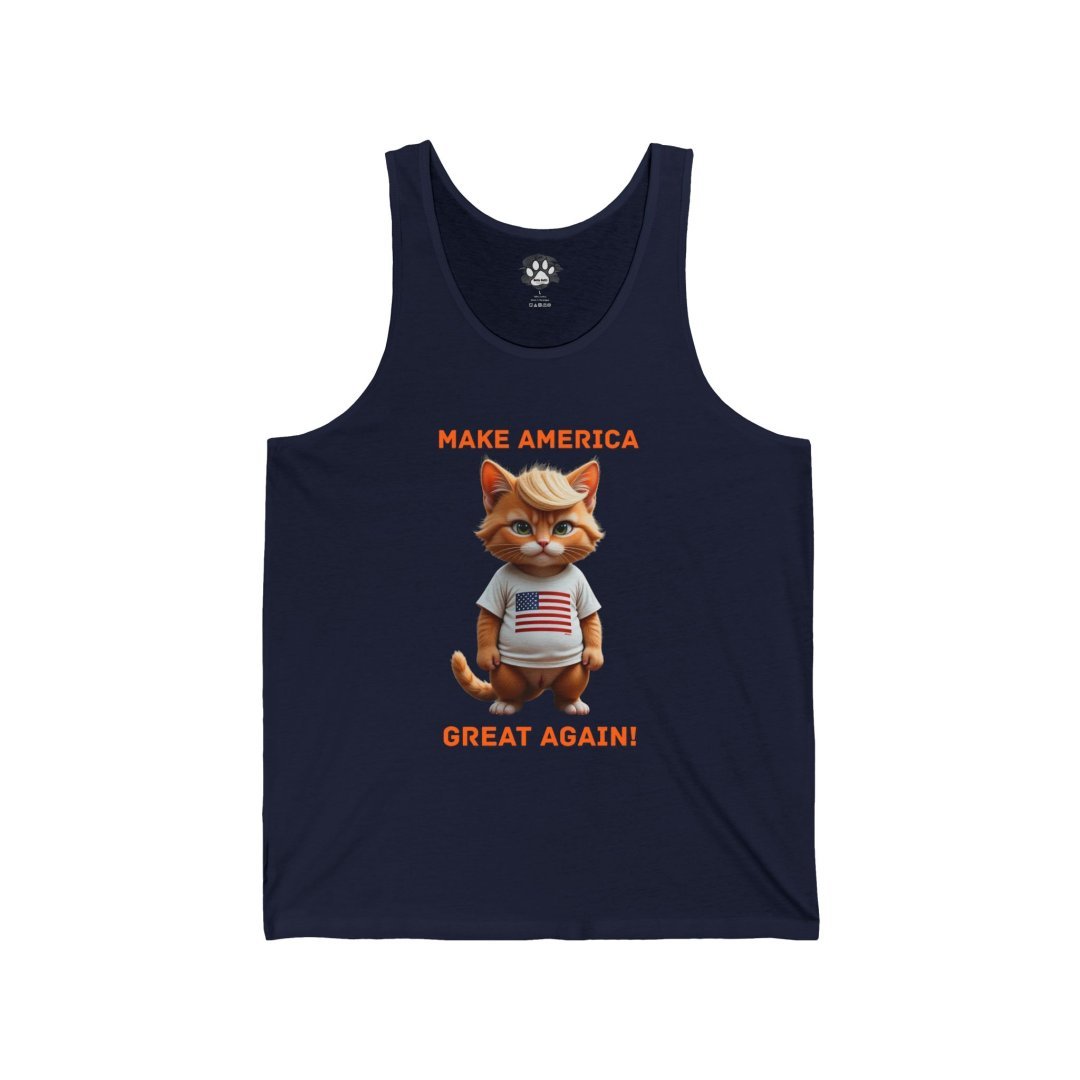 Funny Patriotic Graphic Tank Top