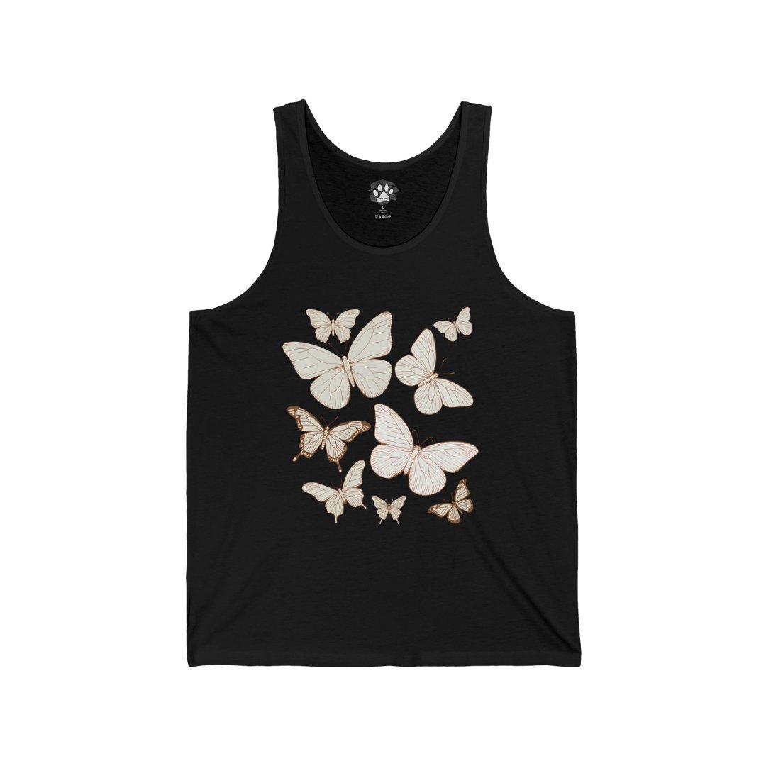 Vintage Butterfly Unisex Tank Top