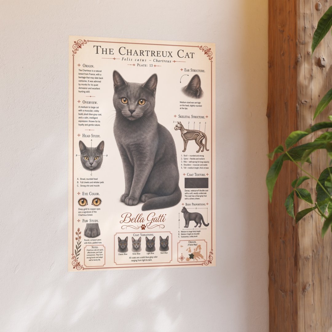 8463128529282456780_2048.jpeg Chartreux Cat Breed Poster - Image 6