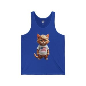 Patriotic Kitty Unisex Tank Top