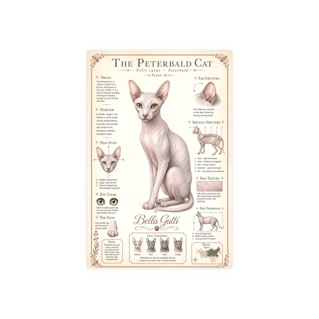 12500631387486821220_2048.jpeg Illustrated guide of the Peterbald cat breed.