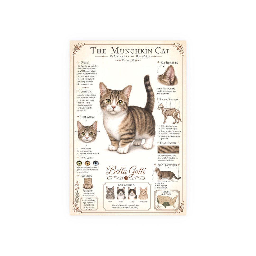 12741447747003824426_2048.jpeg Munchkin Cat Breed Poster